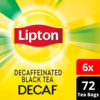 Lipton Decaffeinated Tea, 72 Each